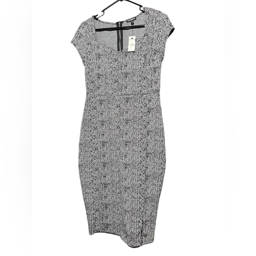 Express Black and White Women's Dress